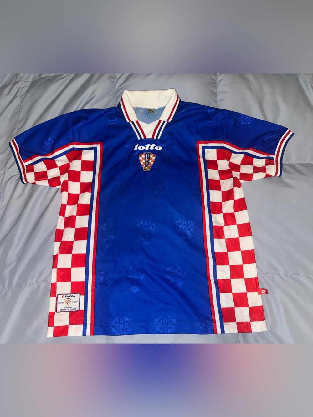 Croatia Retro Lotto Away Jersey (1998-2001) - Size XL